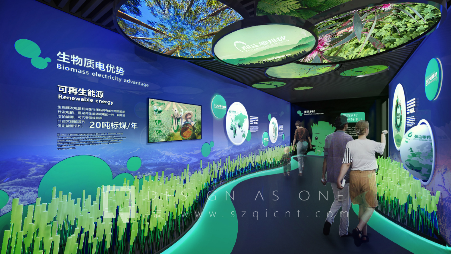 數字化展廳設計種的互動(dòng)地圖、沙盤(pán)投影展示